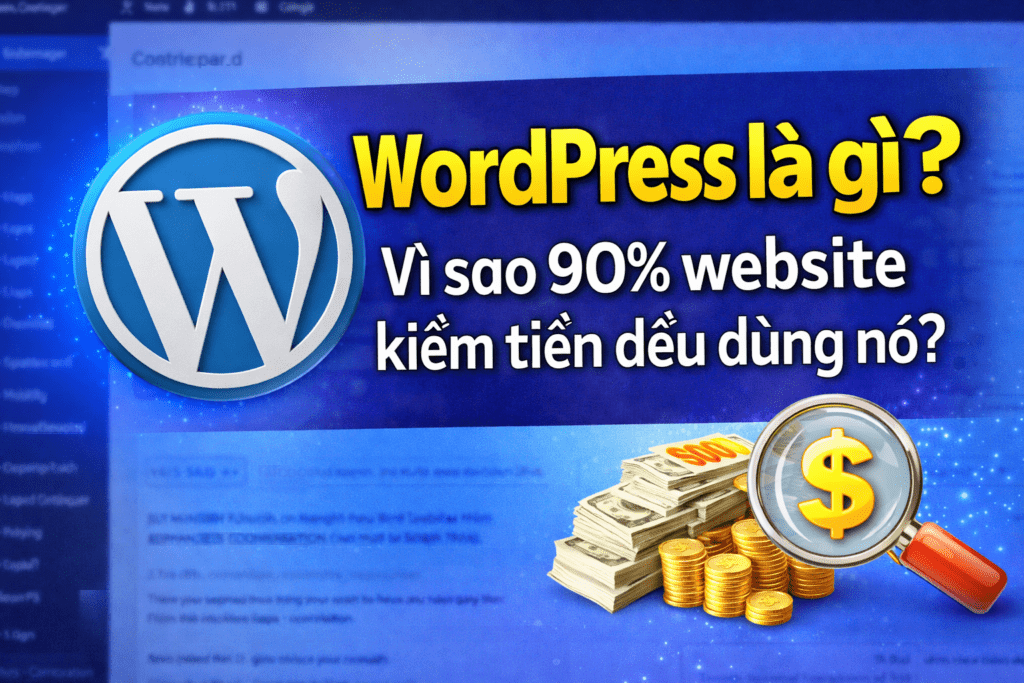 wordpress là gì và cách kiếm tiền online cho người mới