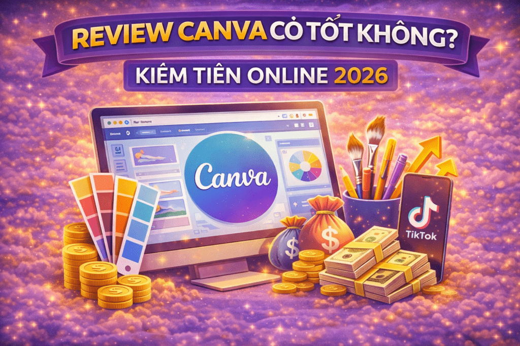 Review Canva có tốt không và cách sử dụng Canva để kiếm tiền online cho người mới bắt đầu