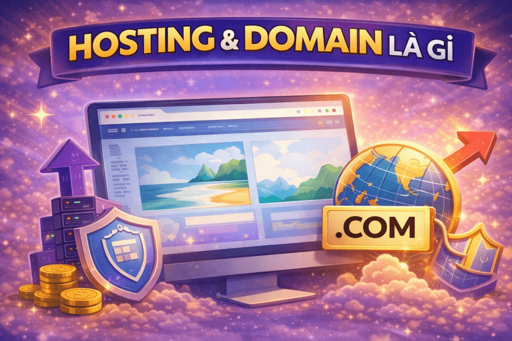 hosting và domain trong thế giới số