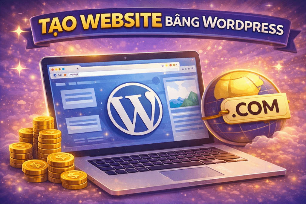 cach tao website kiem tien online 2026