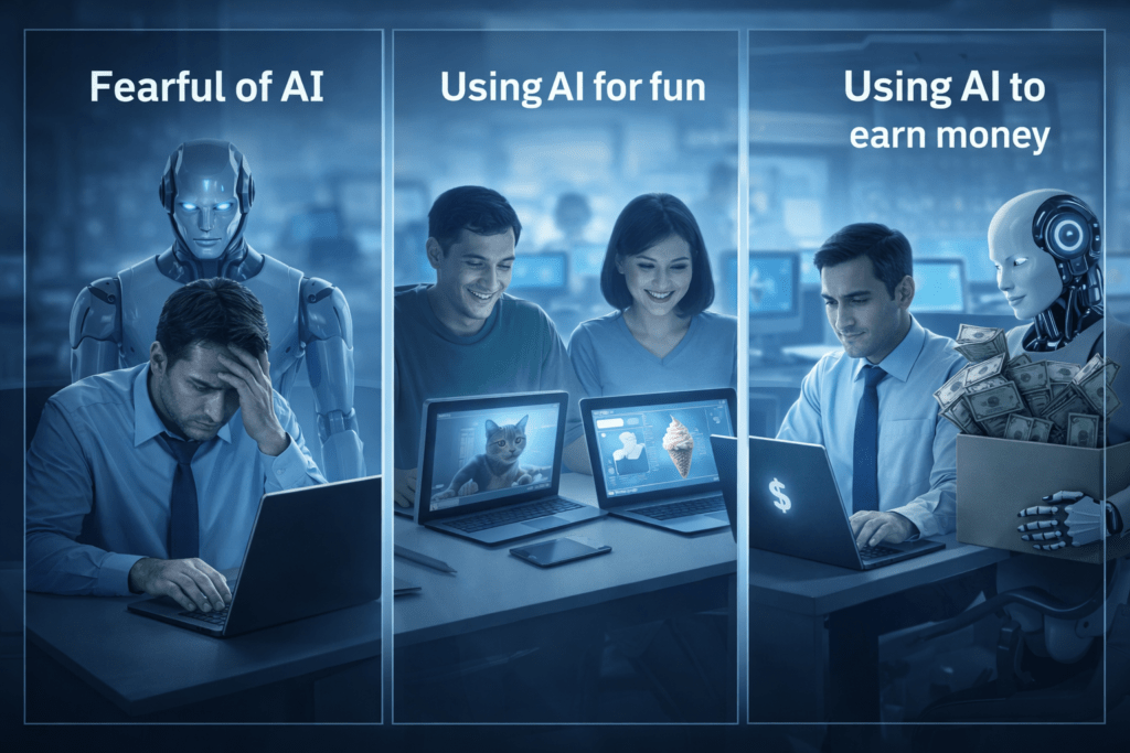 ba thai do voi su phat trien cua ai