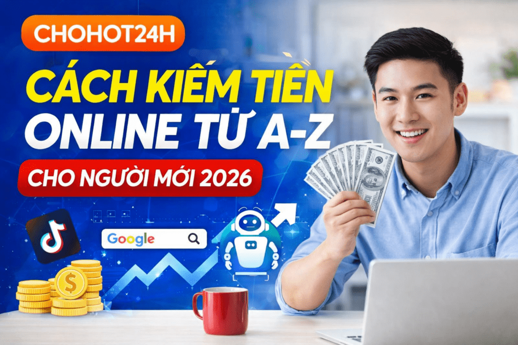 bắt đầu tạo website kiếm tiền online 2026 cho người mới chỉ trong 5 đến 10 phút với hosting và domain miễn phí