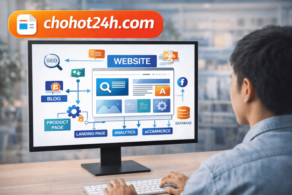 lam viec tren trang web voi cong cu