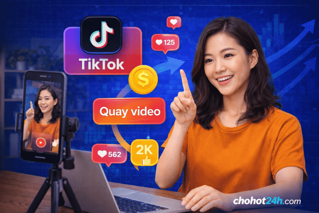 quay video cung tiktok vui nho