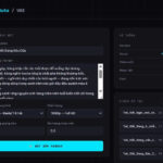 Giao diện AI-VidAuto-V03 tạo video tự động 9:16 chuẩn TikTok Reels bằng Python FastAPI và ffmpeg