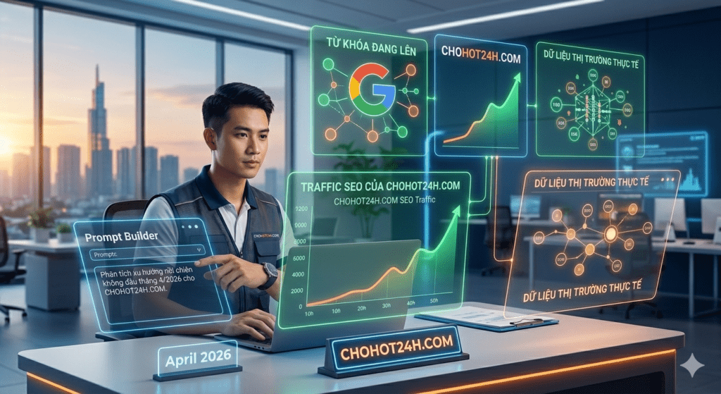 Cach viet Prompt Gemini phan tich du lieu SEO hieu qua tai Chohot24h