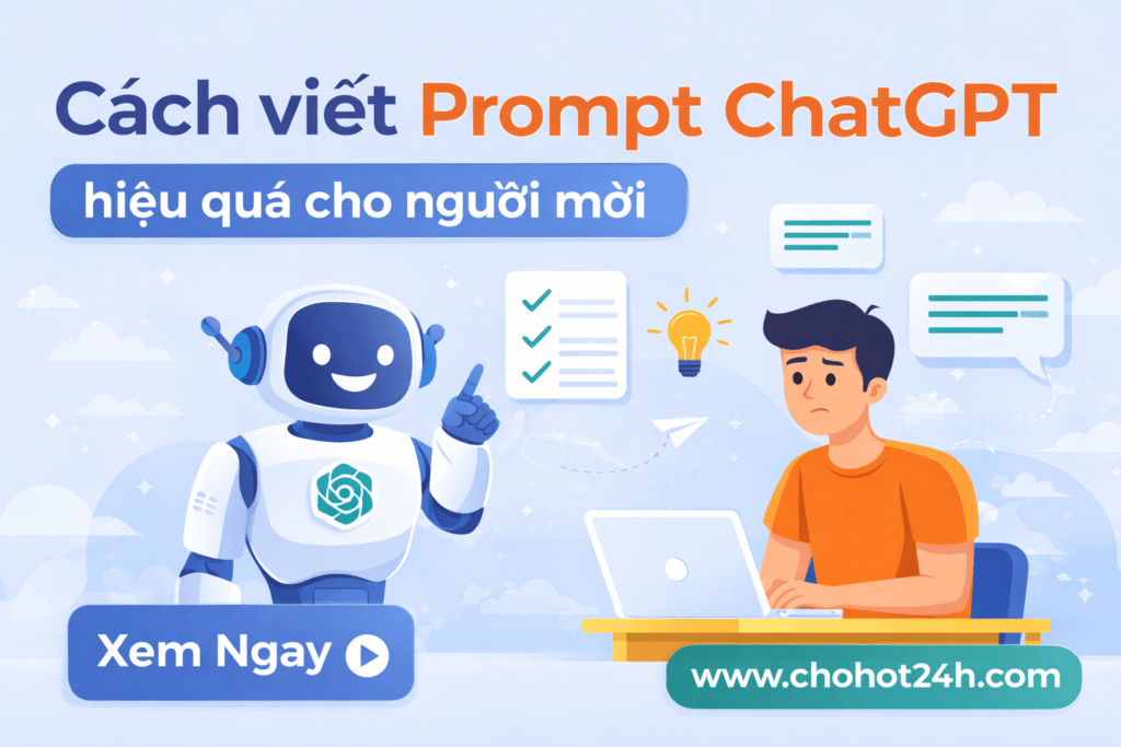 Cách viết prompt ChatGPT hiệu quả cho người mới giúp tạo nội dung chính xác và dễ hiểu hơn