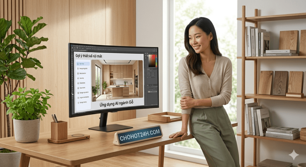 Ứng dụng Prompt AI lên ý tưởng thiết kế và marketing ngành đồ mộc nội thất - Chohot24h.com