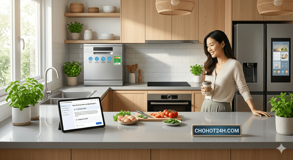 Cách sử dụng Prompt AI viết mô tả sản phẩm đồ gia dụng tăng chuyển đổi - Chohot24h.com